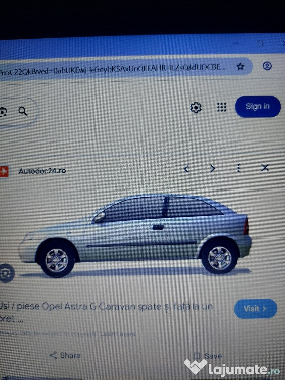 Piese opel astra an 2001