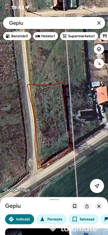 Teren 1000mp Gepiu, Bihor