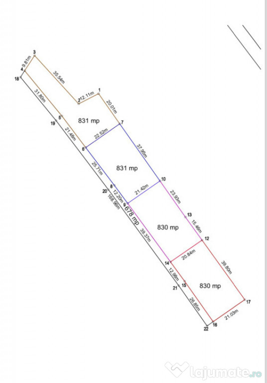 Teren de 35 ari în Coaș cu toate utilitățile la 15 km de