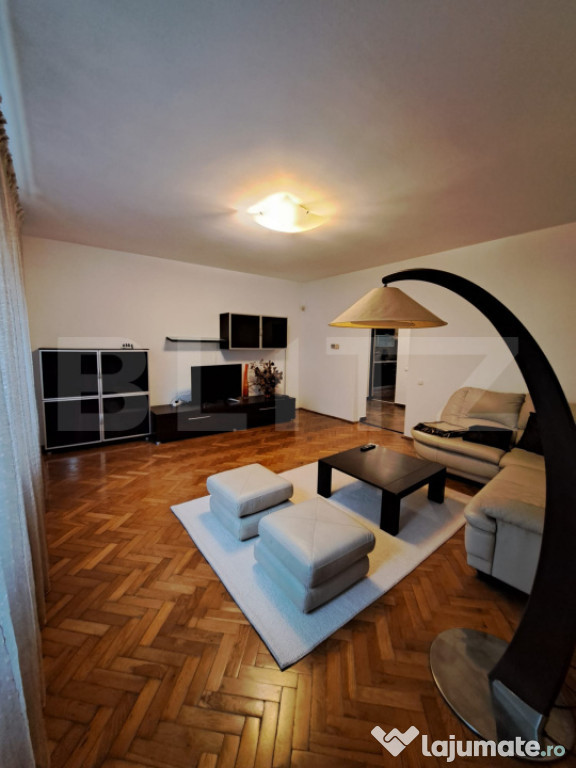 Apartament spațios 3 camere, 90 mp – Plopilor, garaj incl