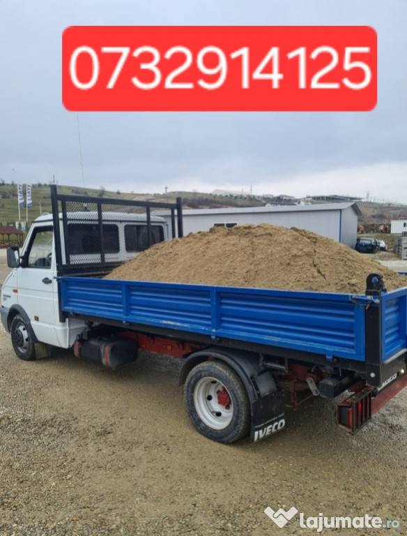 Aduc nisip sort piatra