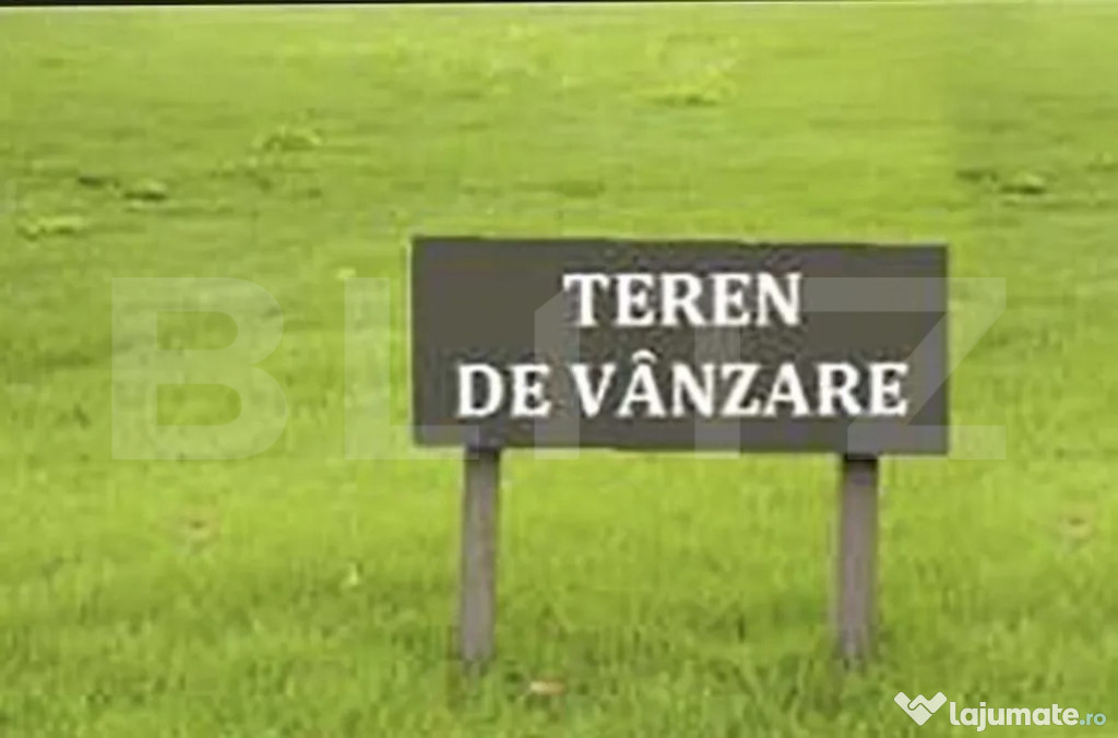 Teren intravilan, suprafata 1214 mp, zona Moara