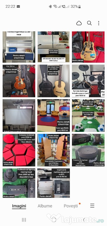 Vand echipamente sala joaca