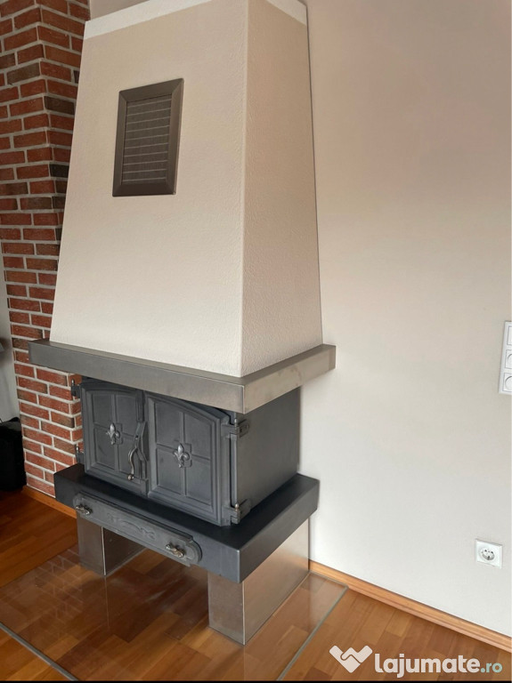 Șemineu Deville Charente 11 kW din fontă