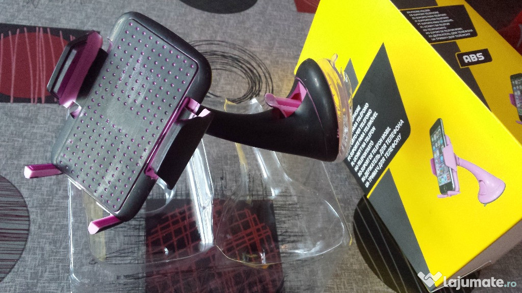 Suport auto telefon Nou in cutie cu ventuza pe parbriz