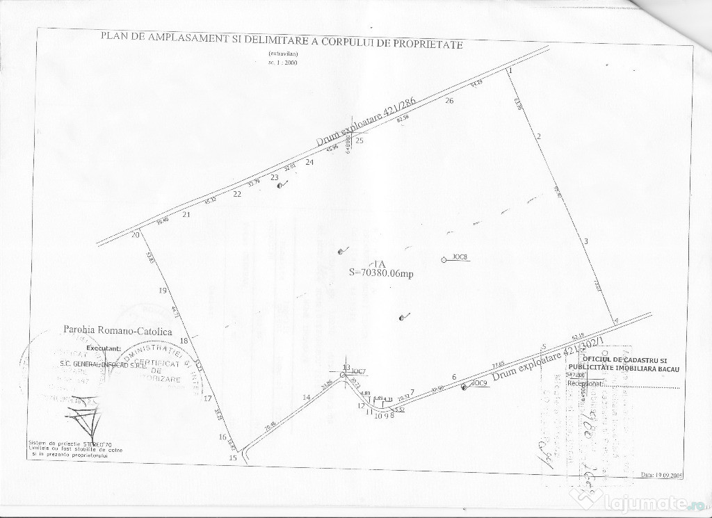 Teren extravilan Cleja - 73.600 mp (7,36 hectare)