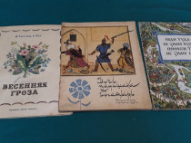 Lot 3 cărți povești limba rusă/ anii 1970