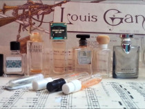 12 sticlute de parfum vechi, straine, de colectie