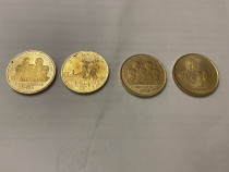 Moneda 50 Bani Regina Maria Unire 1918 Papa Francisc Toate