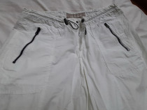 Pantaloni albi dama - marimea 44
