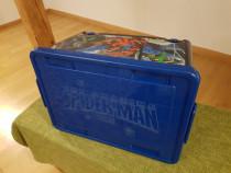 Cutie Spider-man depozitare jucarii cu roti 50L suporta 25kg