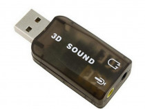 Placa sunet USB externa PC, Laptop - adaptor Usb - sunet, mi