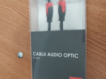 Cablu audio optic MYRIA MY2020, 1.5m, negru