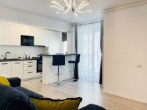 Apartament cu 3 camere complet mobilat si utilat, vedere la