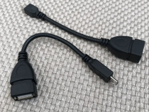 Cablu OTG USB la microUSB - 2 bucati