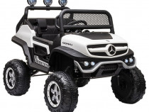 UTV electric pentru 2 copii Mercedes UNIMOG 90W 12V 7Ah