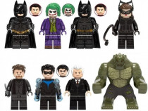 Set 8 Minifigurine tip Lego DC Super Heroes cu Killer Croc