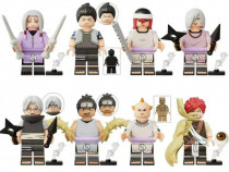 Set 8 minifigurine noi tip Lego Naruto pack7