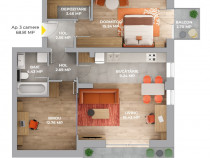 Apartament de 3 camere in bloc nou, Avantgarden3 Brasov