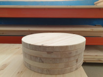 Blat din lemn de pin lamela continua. Grosimi disponibile 20 mm, 30 mm