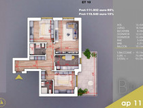Theodor Pallady - apartament 3 camere cu terasa, 93 mp, C...