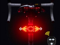 Semnalizare acustica bicicletă cu telecomandă, lumini led SMD