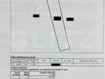 Teren intravilan 1300 mp, toate utilitățile, 16 ml front s