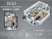 Nou Ego Berceni - 2 Camere - 400m Metrou