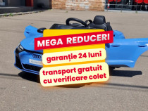 Masinuta Electrica Copii 1-4 Ani Audi E-Tron RS GT 4x4 Roti Moi Blue