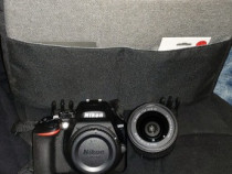 DSLR Nikon D3500, 24.2MP, Negru + Obiectiv AF-P 18-55mm VR