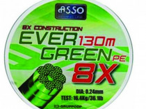Fir ASSO Evergreen PE 8X Verde 0.50mm 130m