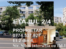 Proprietar Apartament 3 cam, Favorit, Str.Sibiu-Bd.1 Mai