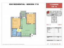 Nou 3 Camere - EGO Berceni - Metrou