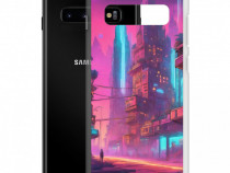 Husa telefon Electric Scape Clear Samsung Galaxy S10