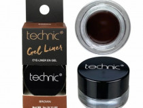 Tus de Ochi Gel, Technic, Gel Pot Liner Eyeliner, Maro, 3 g