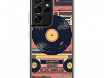 Husa telefon Vinyl Groove Clear Samsung Galaxy S21 Ultra