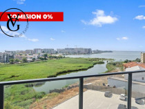 Apartament 3 camere Mamaia-Sat - vedere frontala lac