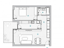 Apartament 2 camere 71mp, et 3, parcare inclusa, SIlk Distri