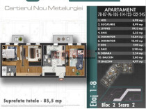 PROMOTIE Apartament 3 Camere Stradal Metalurgiei -