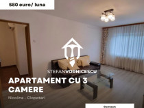 Se închiriază: AP 3 camere - Nicolina, Clopotari