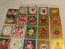 Stickete Euro 2024 Topps Gold Signature si fara semnatura