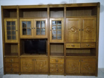 Set mobilă sufragerie (Bibliotecă + Dulap)