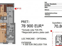 Studio generos, 10min metrou Ap. Patriei