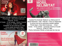 Cartela_Cartele Vodafone+Telekom_Oferta Nelimitat6€=Apel+Sms+Net_Glovo