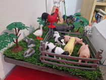 Figurine din plastic animale domestice și decor