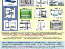 Paturi Metalice etajate in stoc ideale pentru muncitori!