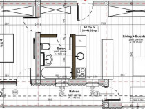 Apartament 2 camere 46 mp, etaj 1, balcon 7 mp Apahida