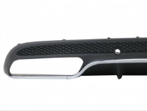 Difuzor & Ornamente Toba - Mercedes W205 C Sedan AMG Evacuare Argintie