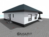 Casa individuala 1 nivel, 120mp cu teren 500mp in Cristian