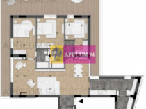 Apartament 4 camere + Terasa 94mp / Licurg 2 / Cartierul ...